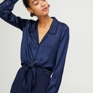 Wilfred | Tie-Front Blouse